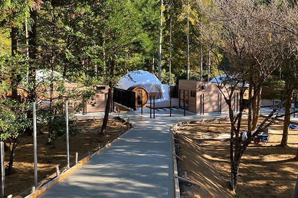 写真：ドームテント